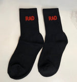 RAD "NEW" logo crew socks Adult