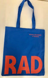 RAD Red Logo tote bag