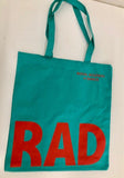 RAD Red Logo tote bag