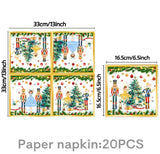 Christmas Nutcracker Theme party tableware sets