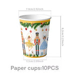 Christmas Nutcracker Theme party tableware sets