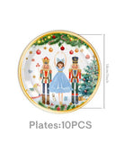 Christmas Nutcracker Theme party tableware sets