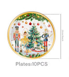 Christmas Nutcracker Theme party tableware sets