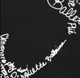 Ballet Pointe Shoe Words  Graphic T Shirt