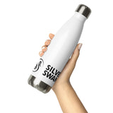 Silver Swans Stainless Steel Water Bottle