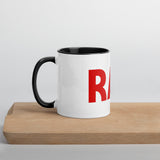 Red RAD logo Mug with Color Inside