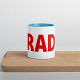 Red RAD logo Mug with Color Inside