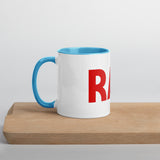 Red RAD logo Mug with Color Inside