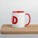 Red RAD logo Mug with Color Inside