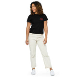 RAD Embroidered Logo high waisted T shirt
