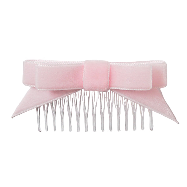 Angled Velvet Hair ribbons on Combs Royal Academy of Dance