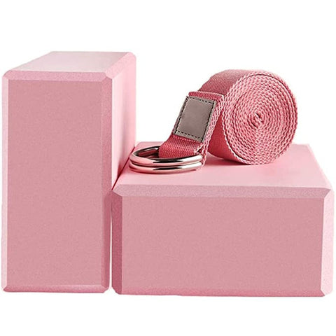 3PCS Yoga Block and Strap Set