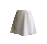 Girls polyester chiffon wraparound ballet skirt.