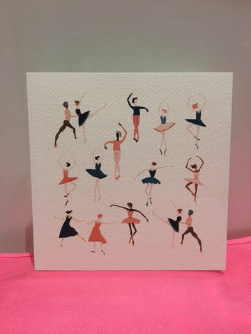 Rox Pops Ballet greeting card